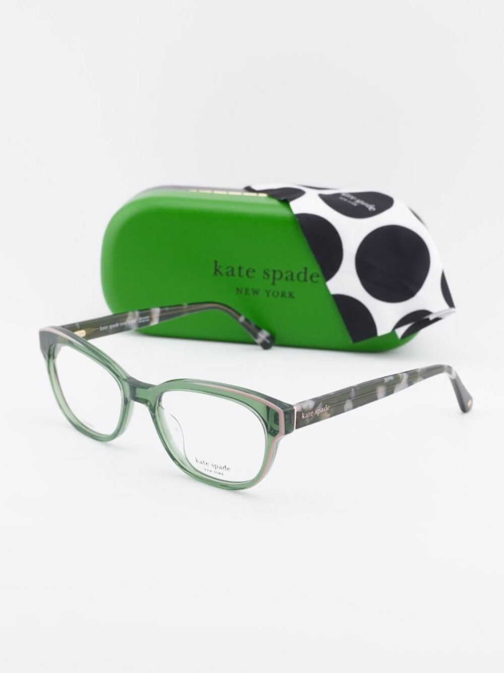 Kate Spade Zelda 0IWB 00 Oval Women Eyeglasses 50mm – Green / Pink